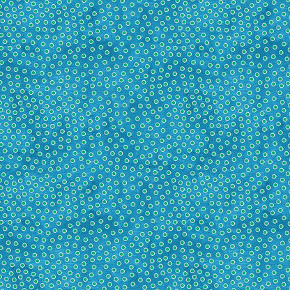 Fabric 6 Yard Bundle BLOOMING DENIM (BLUE) by Cherry Guidry for Benartex - Quilt Shop Quality - 6 Different 1 Yard Cuts