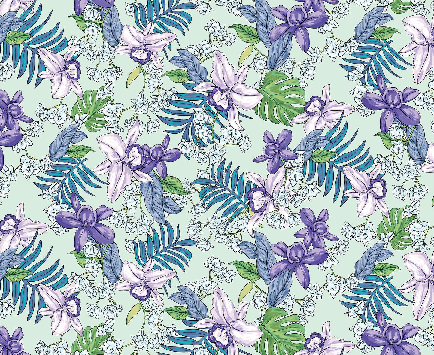 Precut Fabric Jelly Roll Botanical Radiants Collection by Quilt in a Day for Benartex Traditions - 2 1/2" Strips