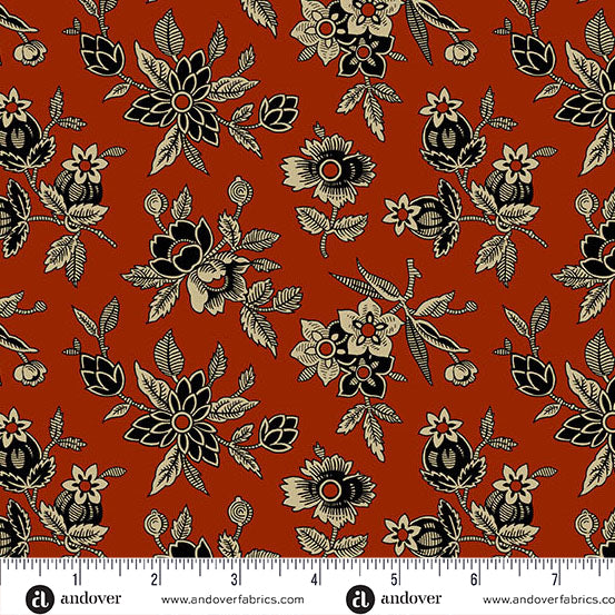 Precut Fabric Fat Quarter Bundle Bridgeport Collection by Jo Morton for Andover Fabrics - 28 Different Fat Quarters