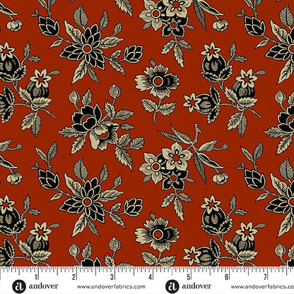 Precut Fabric Fat Quarter Bundle Bridgeport Collection by Jo Morton for Andover Fabrics - 28 Different Fat Quarters