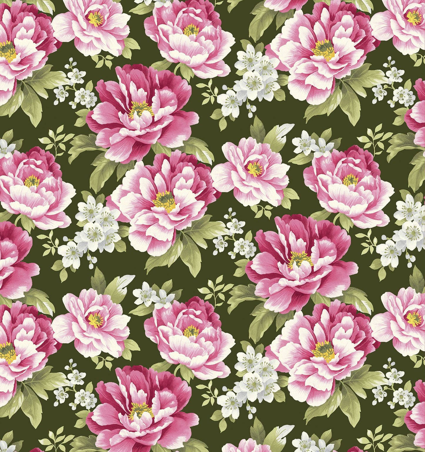 Fabric Layer Cake CAMELLIA by Jackie Robinson for Benartex - 10" Squares