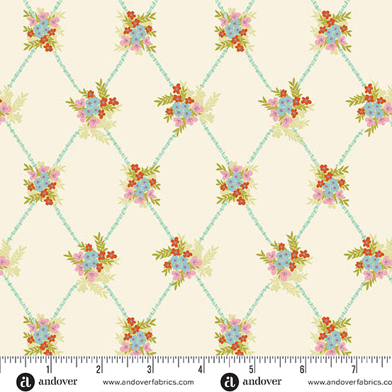 Layer Cake Quilting Fabrics Celestial Garden | Andover - 10" Squares | 42 Pieces