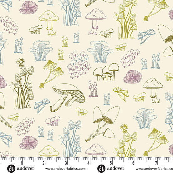 Layer Cake Quilting Fabrics Celestial Garden | Andover - 10" Squares | 42 Pieces