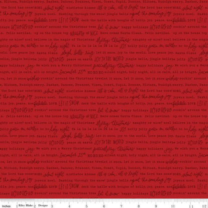 Precut Fabric Fat Quarter Pack Charming Christmas by Kelsey Carlson for Riley Blake Designs - 24 Fat Quarters
