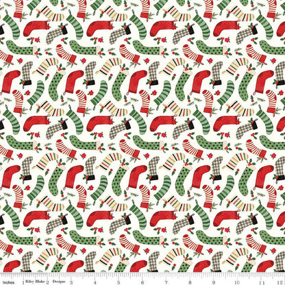 Precut Fabric Fat Quarter Pack Charming Christmas by Kelsey Carlson for Riley Blake Designs - 24 Fat Quarters