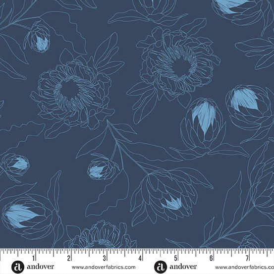 Fat Quarter Bundle Quilting Fabrics Color Me Whispered | Andover | 28 Pieces