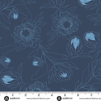 Fat Quarter Bundle Quilting Fabrics Color Me Whispered | Andover | 28 Pieces