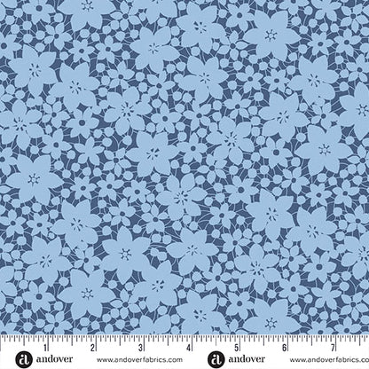 Precut Fabric Charm Pack Color Me Whispered | Andover - 5" Squares | 42 Pieces