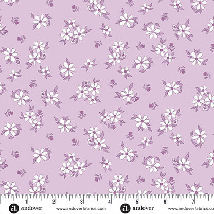 Precut Fabric Charm Pack Color Me Whispered | Andover - 5" Squares | 42 Pieces