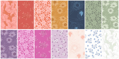 Fat Quarter Bundle Quilting Fabrics Color Me Whispered | Andover | 28 Pieces