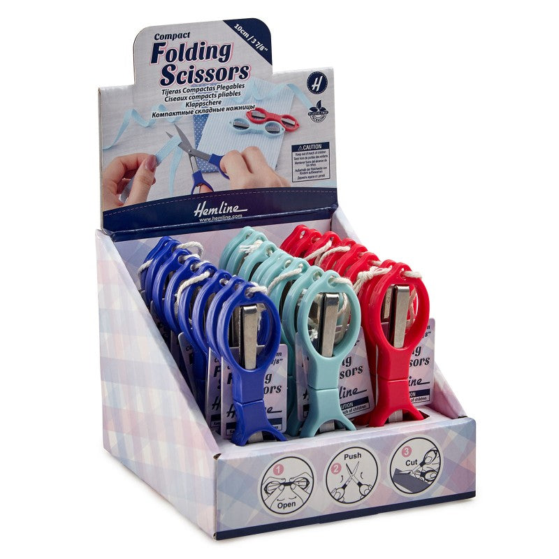 Compact Folding Scissors – Travel Scissors, Pocket Scissors, Sewing & Craft Scissors