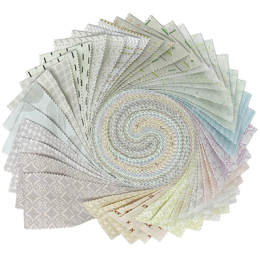 Quilt Fabric Jelly Roll | Complements Basics | 2 1/2" Strips | 40 Pieces