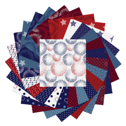 Fabric Layer Cake Documentaries by Benartex Kanva Studio - 10" Squares