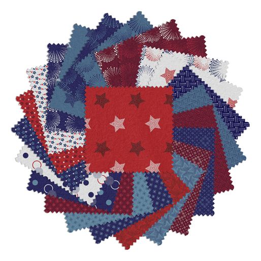 Precut Fabric Charm Pack Documentaries Collection by Benartex Kanvas Studio - 5" Fabric Squares