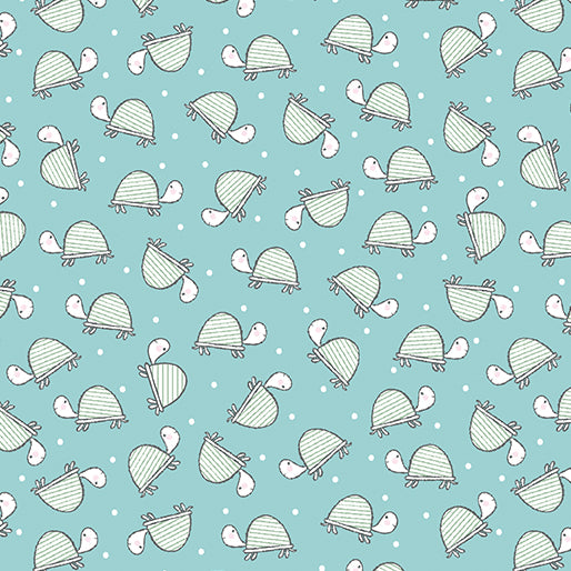 Layer Cake DOODLE BABY Flannel by Jessica Flick for Benartex - 10" Quilt Fabric Squares