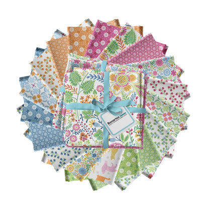 Fat Quarter Bundle Quilting Fabric Color It Sunshine by Cherry Guidry - 18 Fat Quarters
