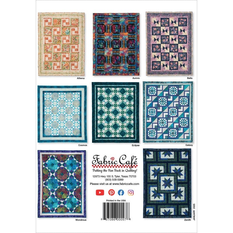 Fabulous 5-Yard Quilts Book by Donna Robertson and Fran Morgan - Fabric Cafe