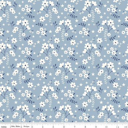 Precut Fabric Layer Cake Freedom Garden by My Mind's Eye for Riley Blake Designs - 10" Fabric Squares