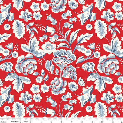 Precut Fabric Layer Cake Freedom Garden by My Mind's Eye for Riley Blake Designs - 10" Fabric Squares