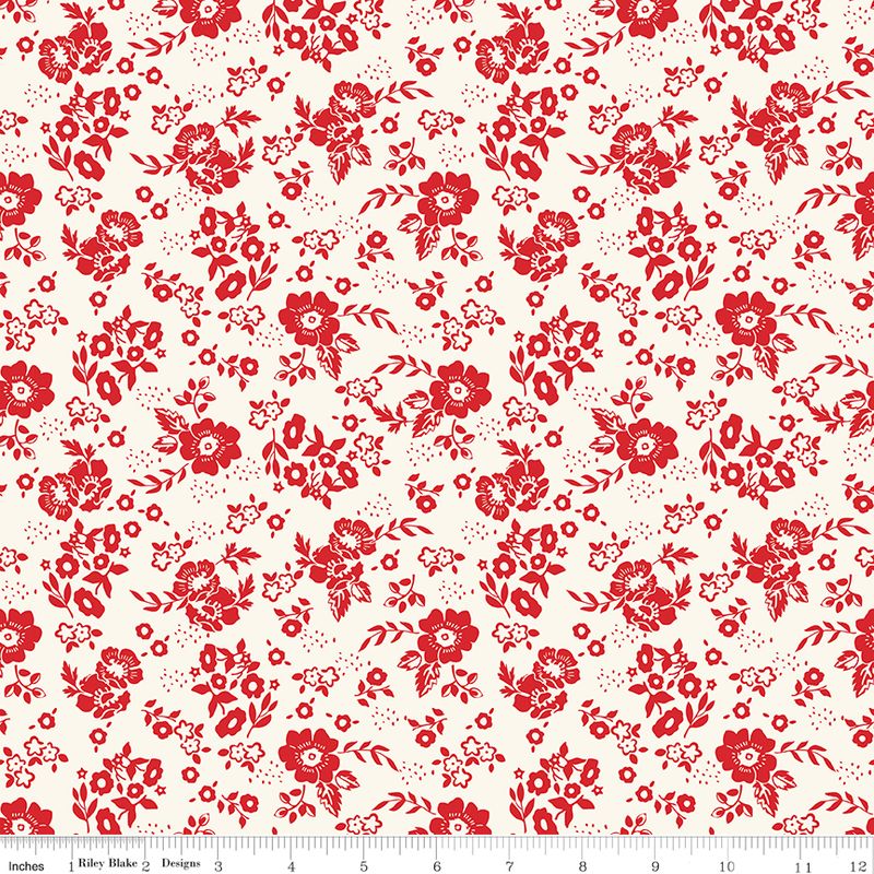Precut Fabric Layer Cake Freedom Garden by My Mind's Eye for Riley Blake Designs - 10" Fabric Squares