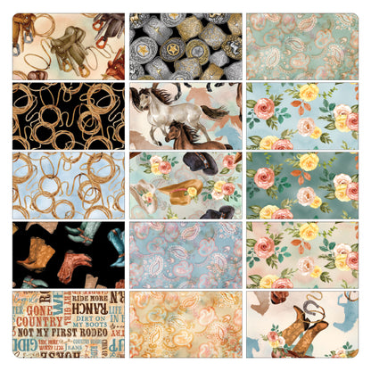 Layer Cake Gone Country | Benartex - 42 Pieces