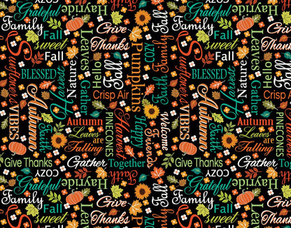 14 Fabric Fat Quarter Bundle - Gather Together Collection by Nicole Decamp for Benartex