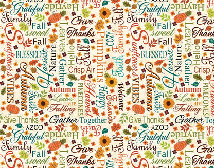 14 Fabric Fat Quarter Bundle - Gather Together Collection by Nicole Decamp for Benartex