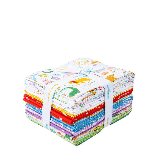 18 Fabric Fat Quarter Bundle - Get Your Cray-On With Crayola for Riley Blake Designs