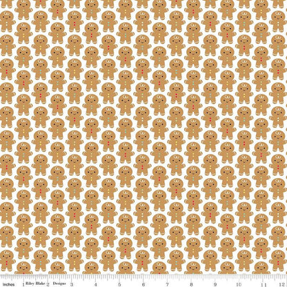 Precut Fabric Layer Cake Gingerbread Kisses from Doodlebug Design for Riley Blake Designs - 10" Squares