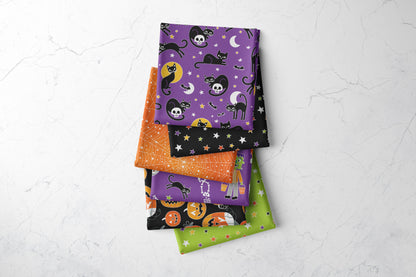 Fabric Layer Cake Halloween GLOW-O-WEEN Glow in the Dark Fabric Collection by Kanvas Studios for Benartex