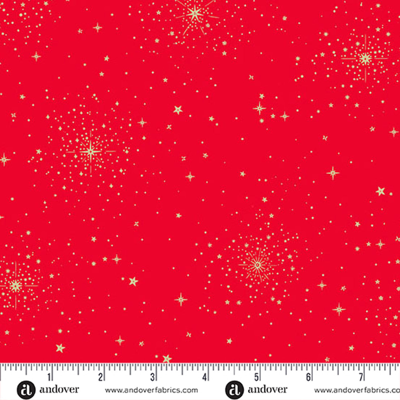 Holiday Charm Bundle Quilting Fabrics Good Tidings | Andover - 5" Squares | 42 Pieces