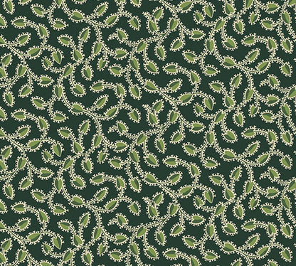 Fabric Fat Quarter Bundle - Green Leaves | Andover Fabrics - 24 Pieces