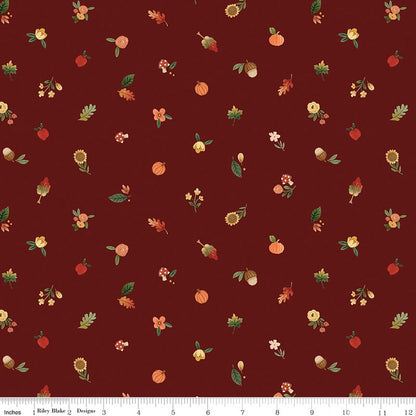 Precut Fabric Jelly Roll Happy Fall Days by Kelsey Carlson for Riley Blake Designs - 2 1/2" Fabric Strips