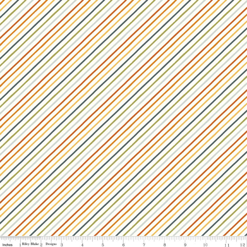 Precut Fabric Jelly Roll Happy Fall Days by Kelsey Carlson for Riley Blake Designs - 2 1/2" Fabric Strips