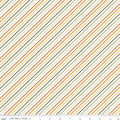 Precut Fabric Jelly Roll Happy Fall Days by Kelsey Carlson for Riley Blake Designs - 2 1/2" Fabric Strips