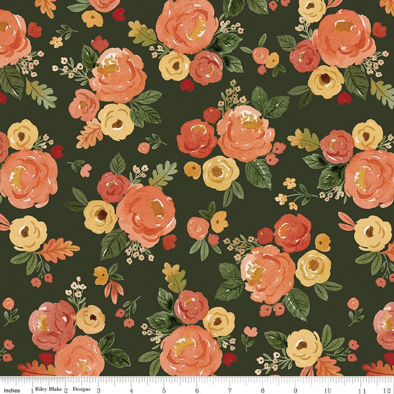 Precut Fabric Jelly Roll Happy Fall Days by Kelsey Carlson for Riley Blake Designs - 2 1/2" Fabric Strips