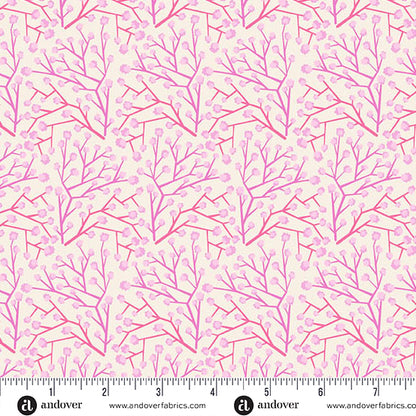 Fabric Layer Cake Heart Nouveau by Eye Candy Quilts for Andover Fabrics - 10" Fabric Squares