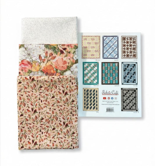 3 Yard Quilt Kit | Fast and Fun 3-Yard Quilts Book | 3 Yards of Coordinating Fabric