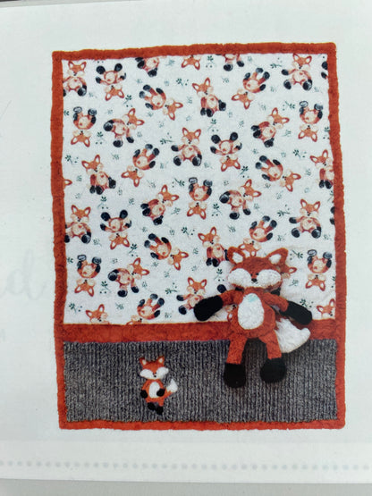 Shannon Fabrics Kimberbell Cuddle Buddies Felix the Fox Quilt Kit - Animal Buddy & Blanket