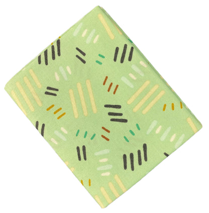 Fabric Fat Quarter Bundle Little Friends Green by Sally Payne for Contempo and Benartex - 5 Different Fat Quarters