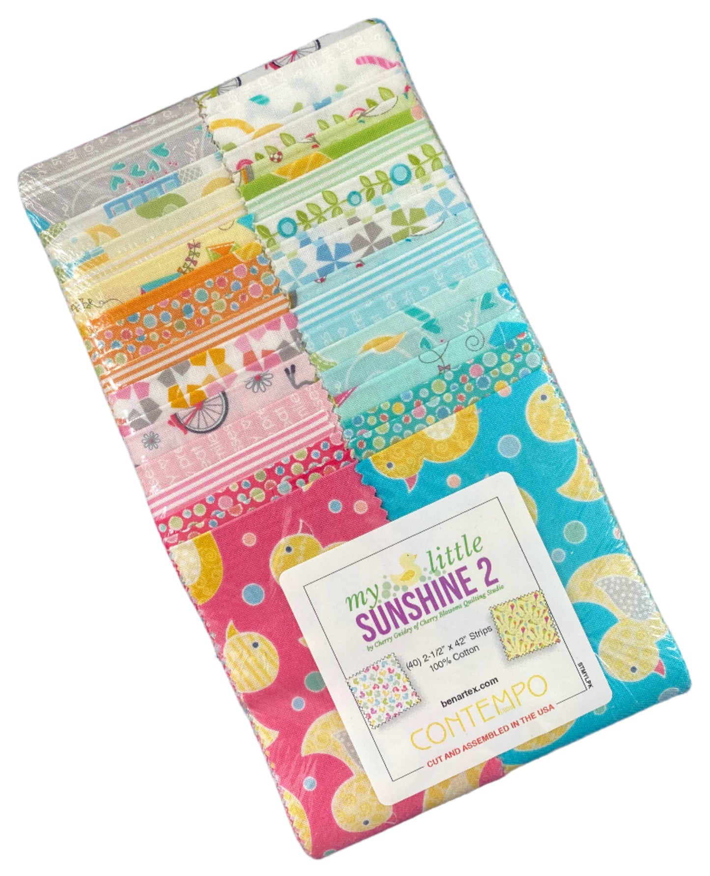 Fabric Design Roll - My Little Sunshine 2 by Cherry Guidry of Cherry Blossoms Quilting Studio - 2 1/2" Wide Strips - Quilt Fabric