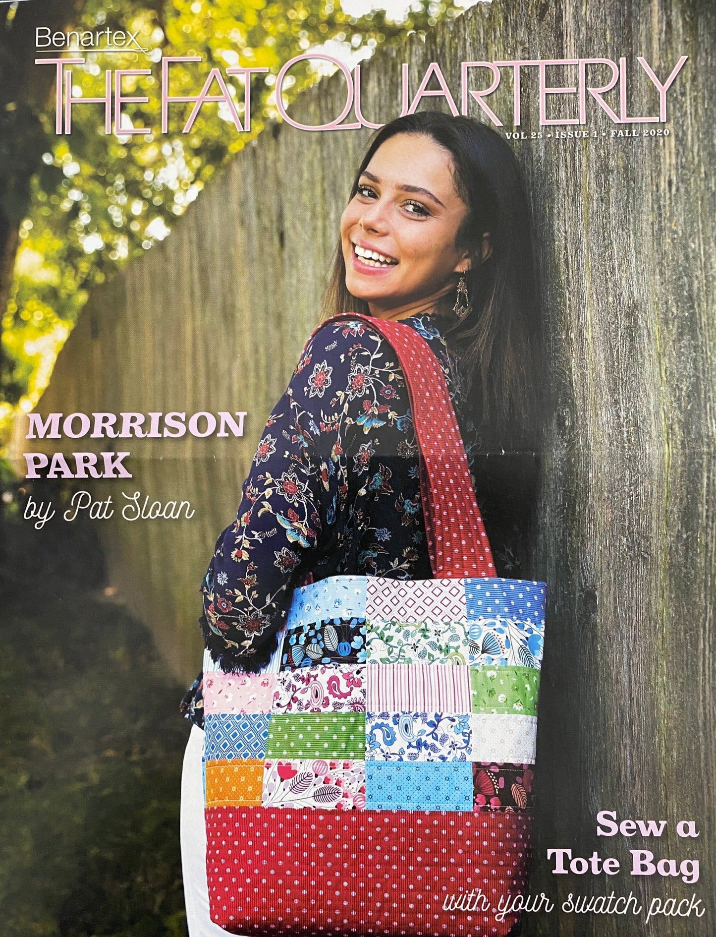 Tote-Ally Patchwork Bag by Lisa Swenson Ruble - Morrison Park by Pat Sloan Tote Bag Kit