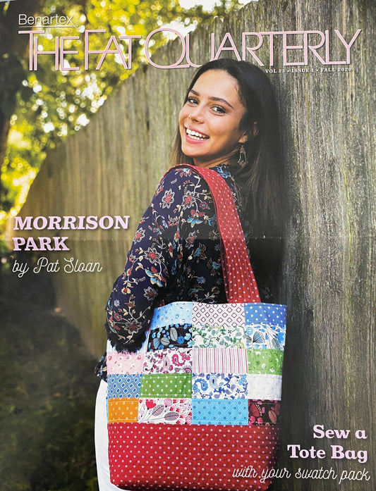 Tote-Ally Patchwork Bag by Lisa Swenson Ruble - Morrison Park by Pat Sloan Tote Bag Kit