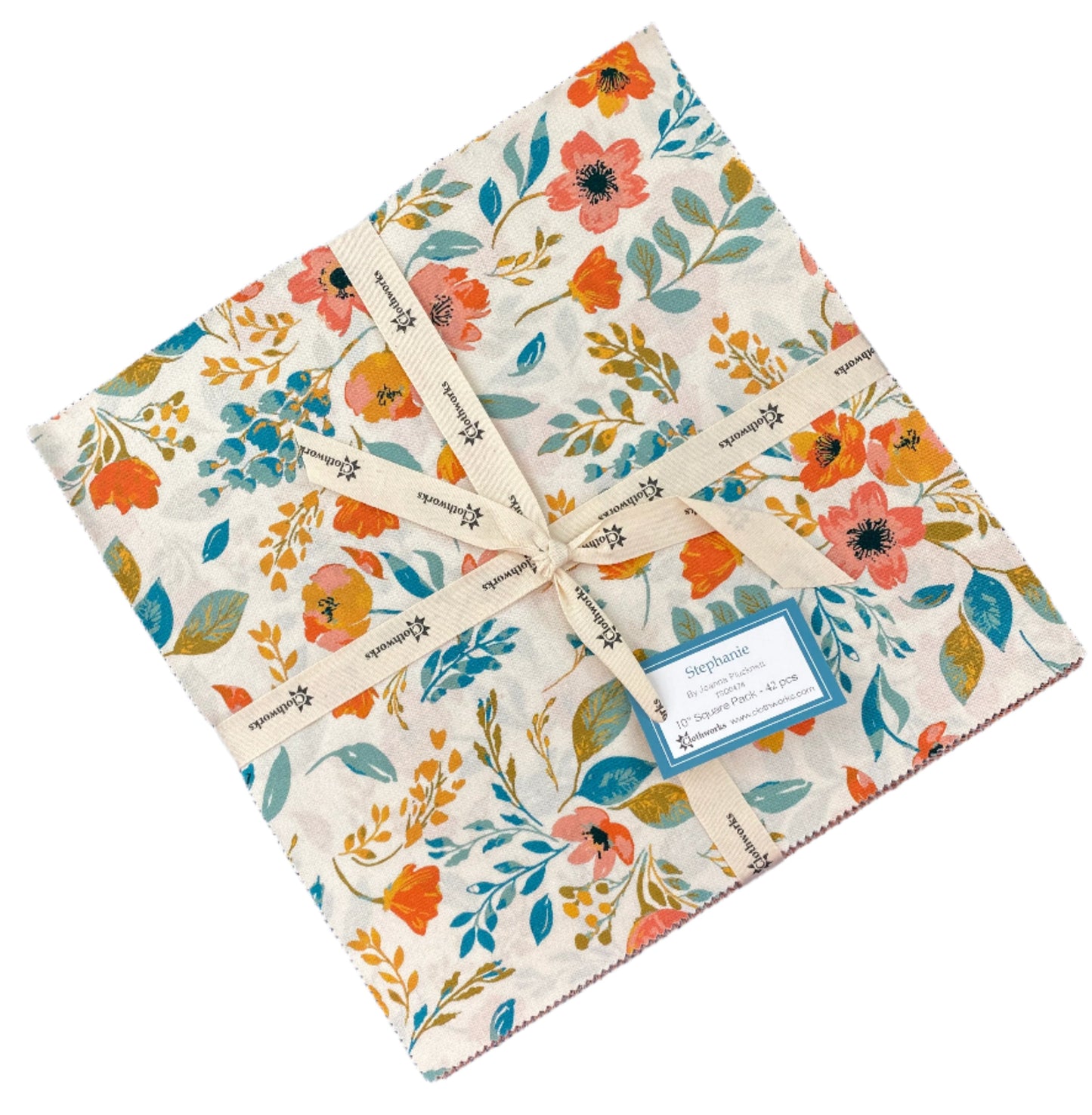 Stephanie Layer Cake by Joanna Plucknett for Clothworks - 42 - 10" Squares - 15 Different Fabrics