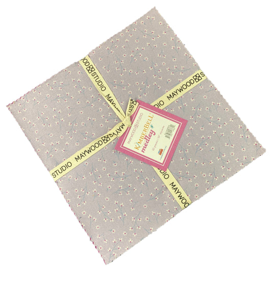 Kimberbell Medley Fabric Layer Cake for Maywood Studio - 42 - 10" Quilt Fabric Squares - 42 Different Fabrics