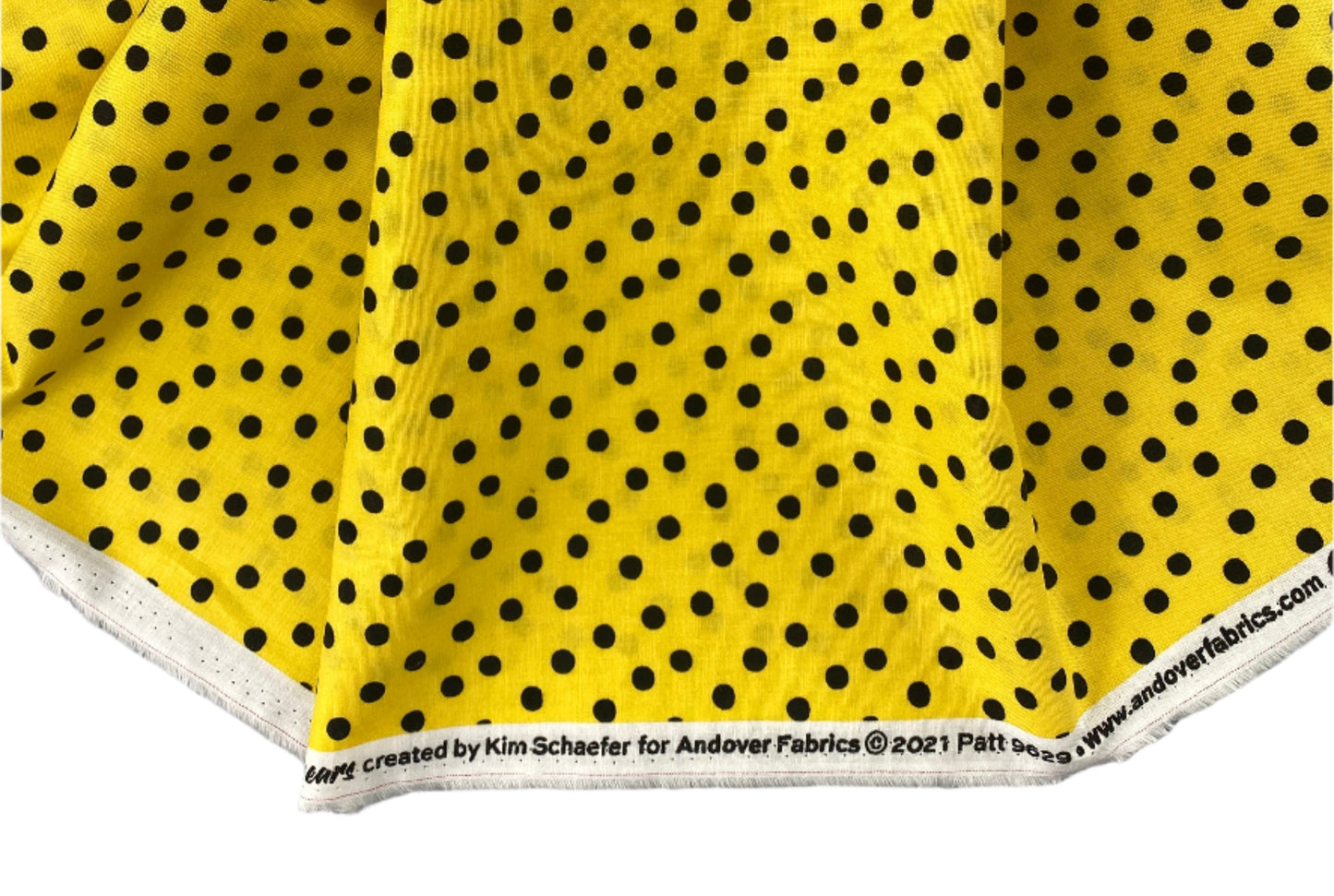 SUNFLOWERS AND HONEY Scattered Dots by Kim Schaefer for Andover Fabrics - Sold by the Yard