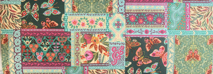 43"-44" Wide FOLK FLORA Bountiful Patchwork Quilt Fabric by 3 Wishes Fabric - Sold by the Yard