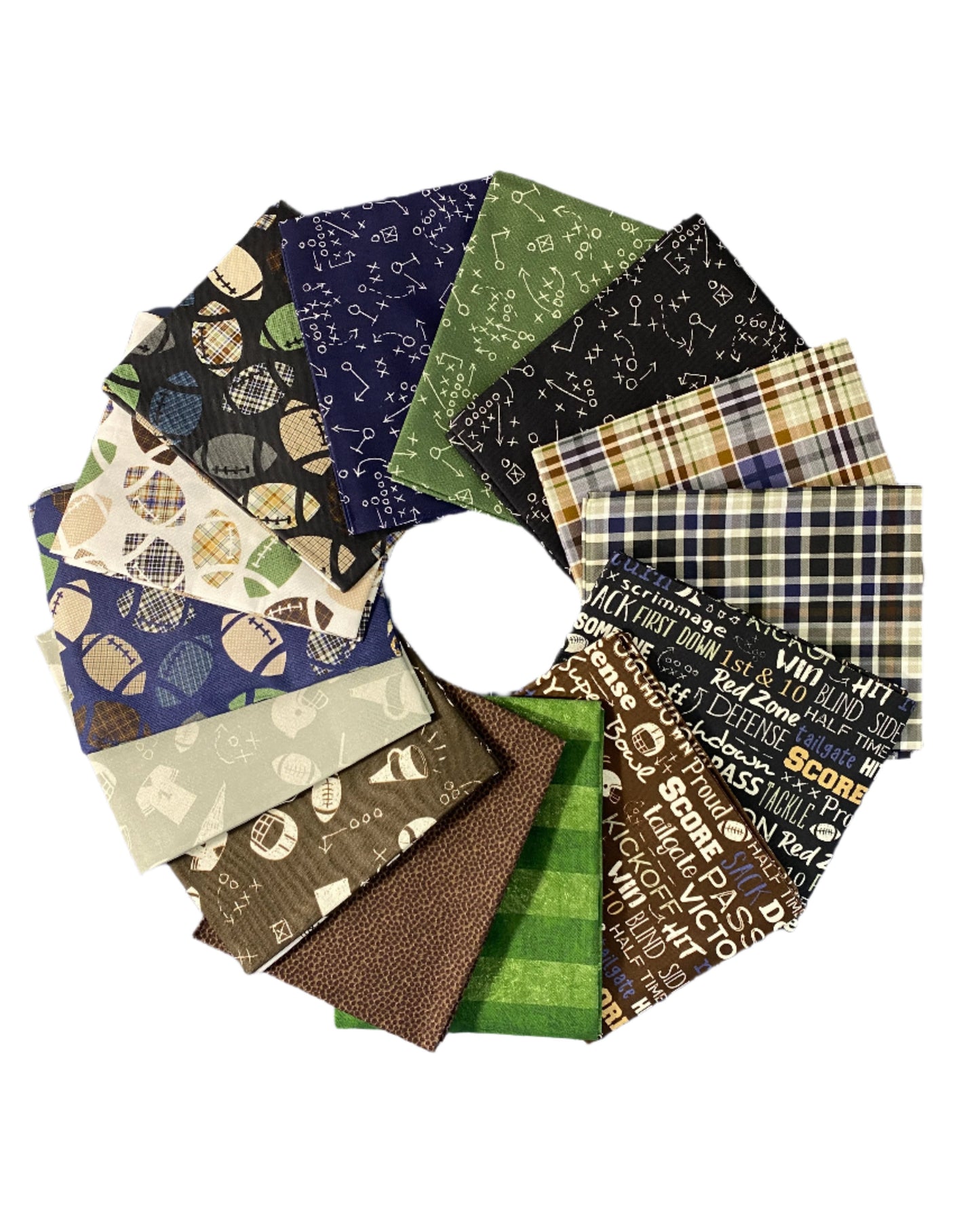 Fall Is For Football by Camelot Fabrics - 14 Different Fabric Fat Quarters