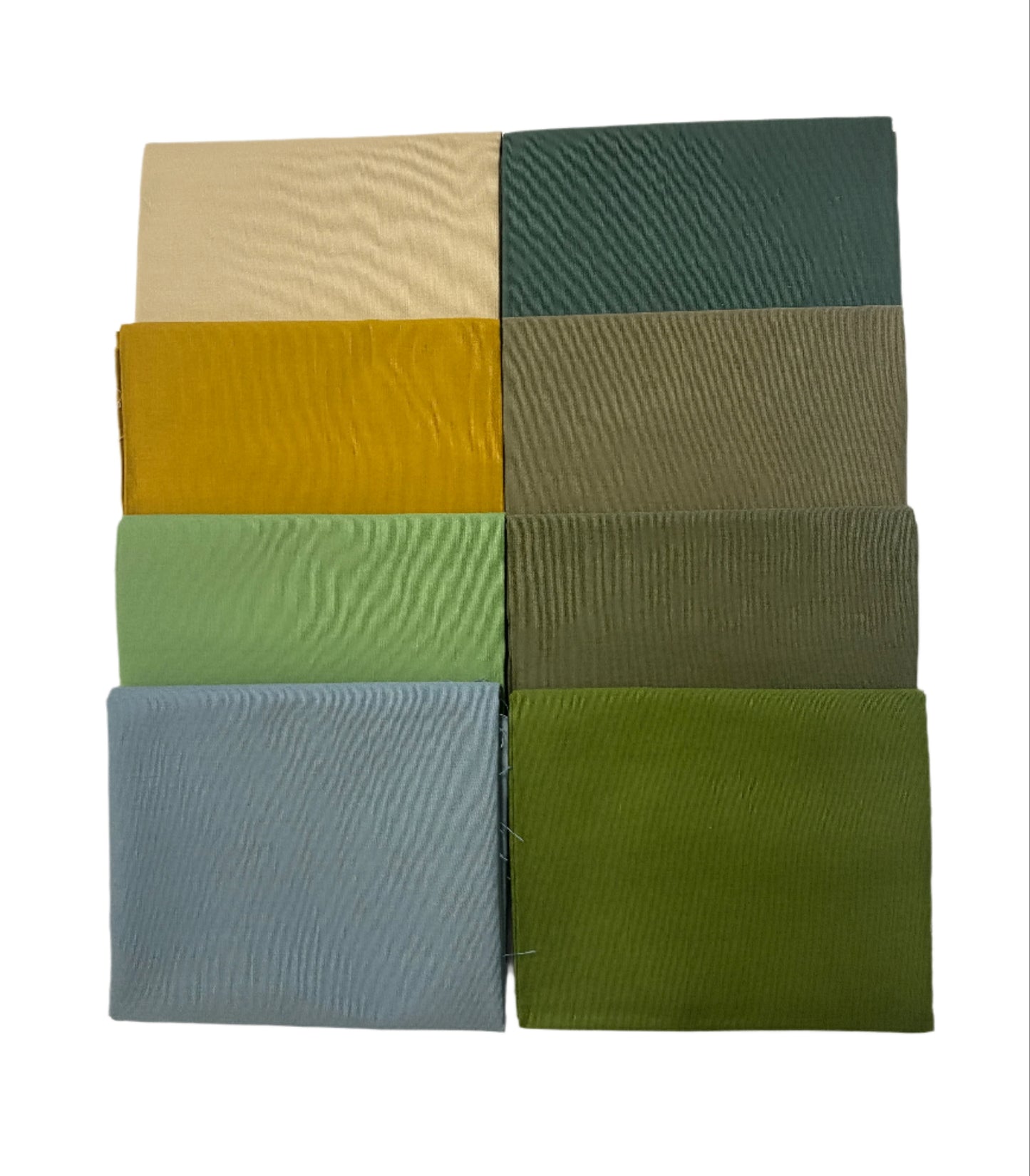 8 Assorted Superior Solids Fabric Fat Quarter Bundle - By Kanvas Studio and Benartex