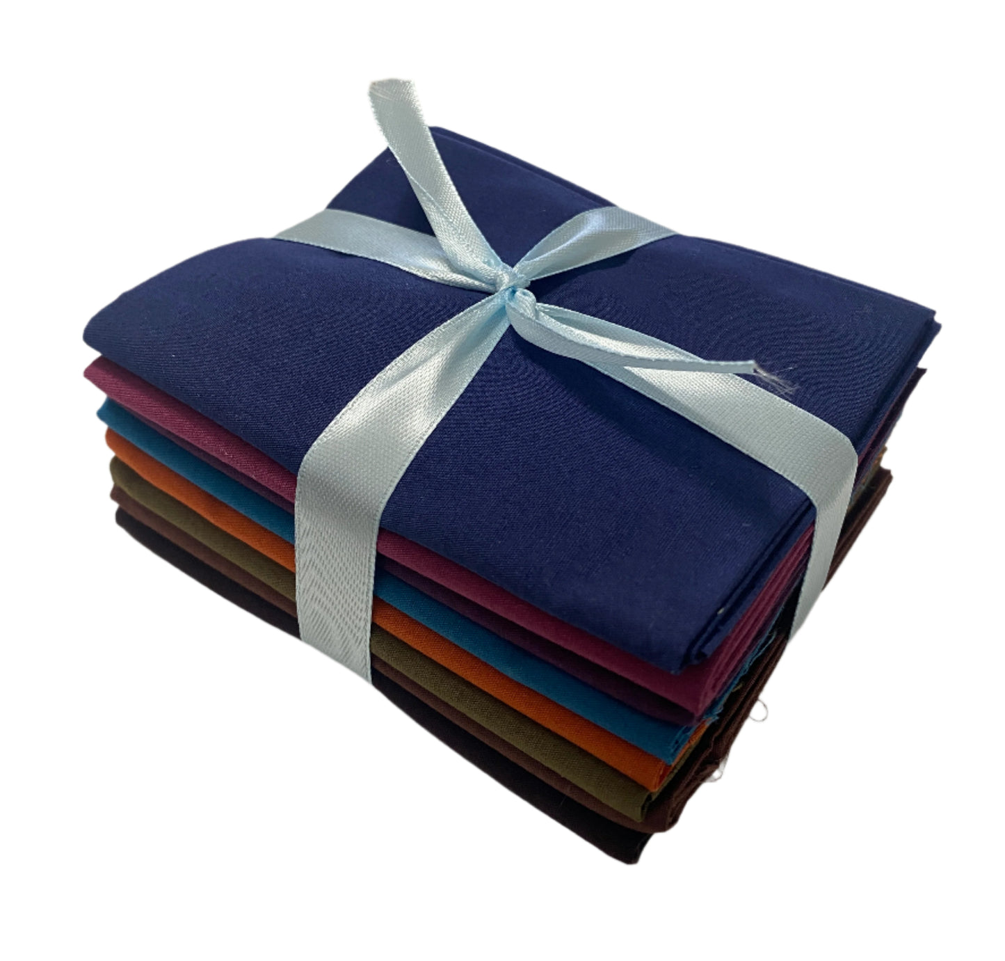 8 Assorted Superior Solids Fabric Fat Quarter Bundle - By Kanvas Studio and Benartex
